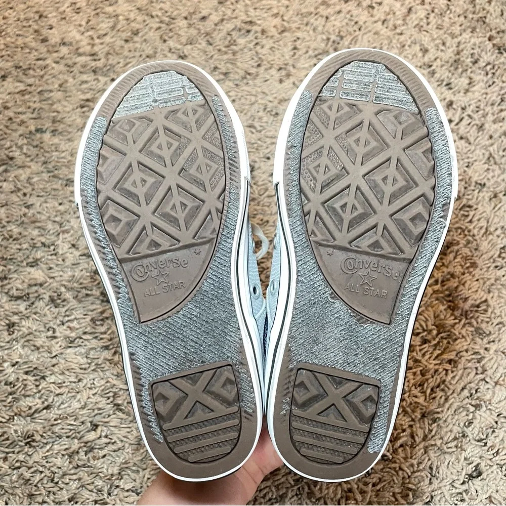 Converse All-Star high‎ top Sneakers size 13K Blue & Grey